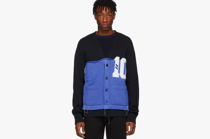 Maison Margiela Goes Collegiate With New Black Varsity Cardigan