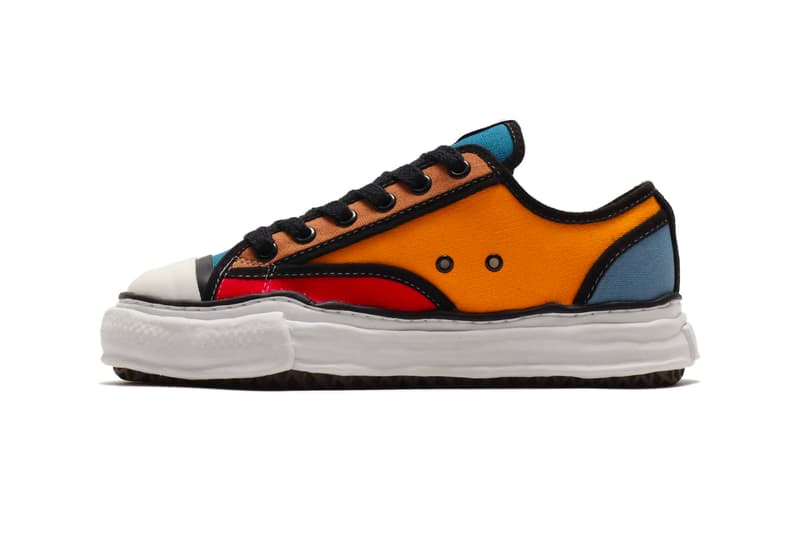 Maison Mihara Yasuhiro OG Sole Sneakers White black multi color sneakers shoes footwear kicks runners trainers original chunky thick melting canvas piping japanese spring summer 2020