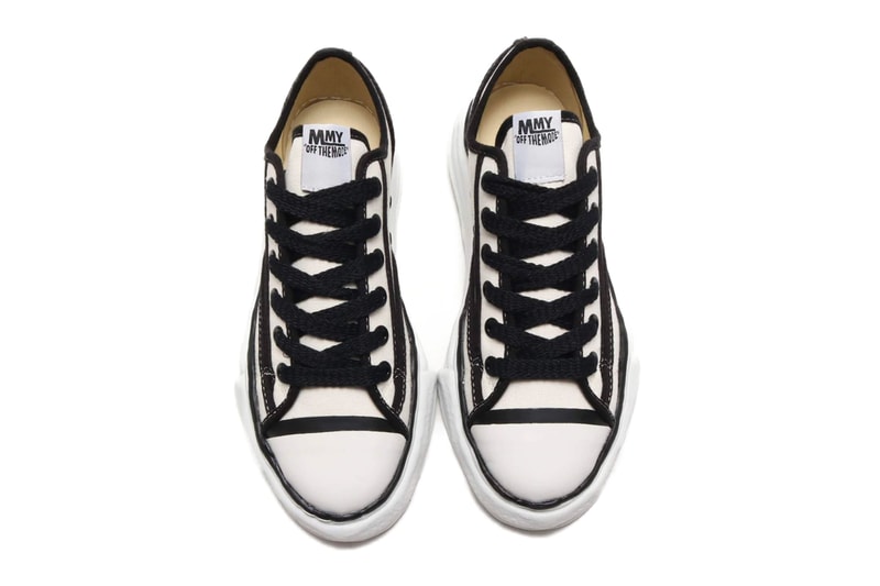 Maison Mihara Yasuhiro OG Sole Sneakers White black multi color sneakers shoes footwear kicks runners trainers original chunky thick melting canvas piping japanese spring summer 2020