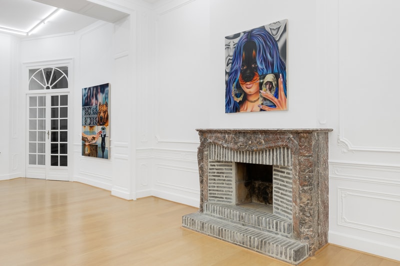 mario ayala shooby doo lang doo lang dong stems gallery exhibition artworks paintings