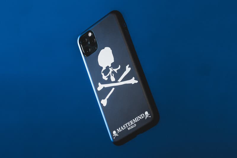 mastermind WORLD iPhone 11 Pro Max Case logo emblazoned tri camera apple design skull and crossbones masaaki Homma japanese lifestyle protective shell logo graphic tim cook