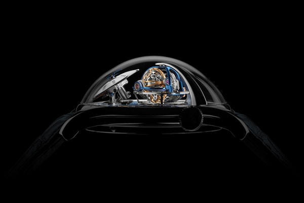 MB&F Legacy Machine Thunderdome Watch Info Tourbillon watchmaking wristwatches luxury escapement power reserve platinum 