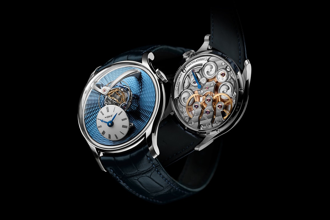 MB&F Legacy Machine Thunderdome Watch Info Tourbillon watchmaking wristwatches luxury escapement power reserve platinum 