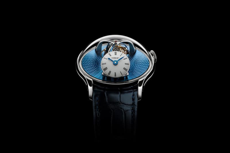 MB&F Legacy Machine Thunderdome Watch Info Tourbillon watchmaking wristwatches luxury escapement power reserve platinum 