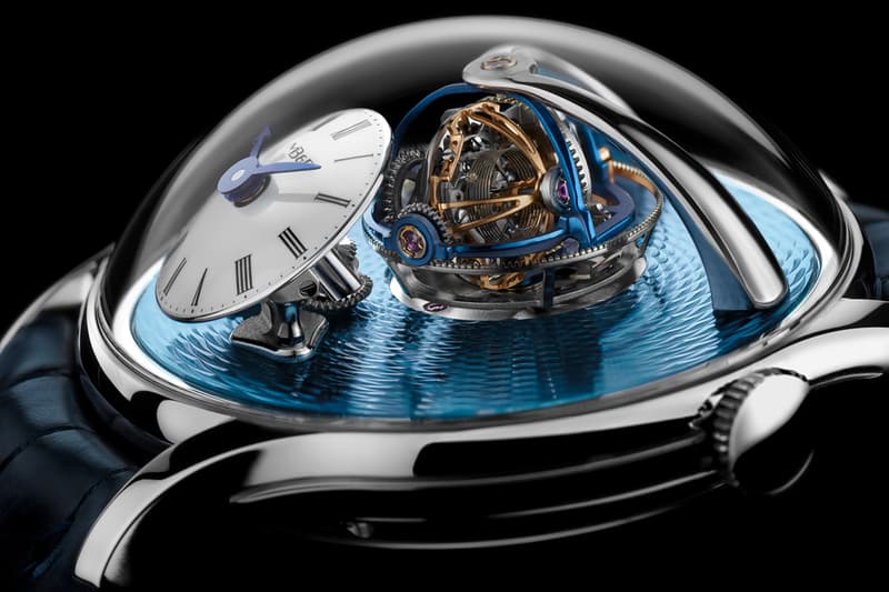 MB&F Legacy Machine Thunderdome Watch Info Tourbillon watchmaking wristwatches luxury escapement power reserve platinum 