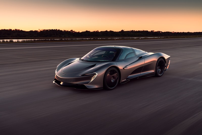 McLaren Speedtail Hits 250 MPH in Kennedy Space Center Tests Johnny Bohmer Proving Grounds McLaren F1 Supercar Hypercar Hybrid Powertrain Limited Edition Special Speeds