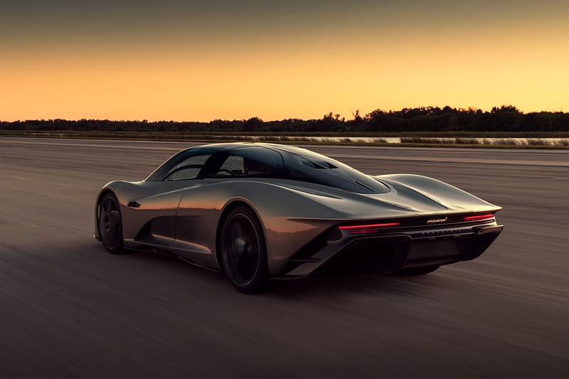 McLaren Speedtail Hits 250 MPH in Kennedy Space Center Tests Johnny Bohmer Proving Grounds McLaren F1 Supercar Hypercar Hybrid Powertrain Limited Edition Special Speeds