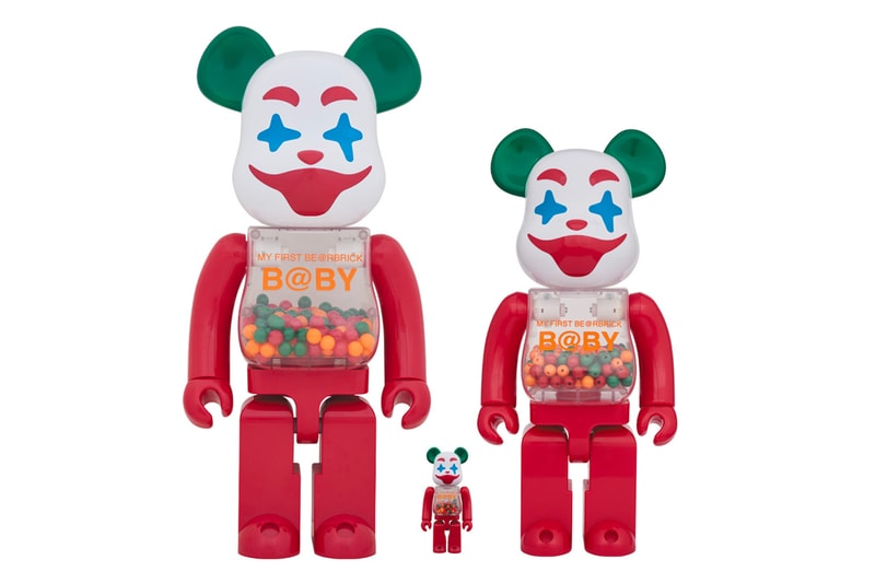 Medicom Toy Plus BEARBRICK Jester size 100 400 1000 toys figures collectibles japanese joker movie films beads design CHIAKI Fujimoto CIROL co toymaker design my first bearbrick