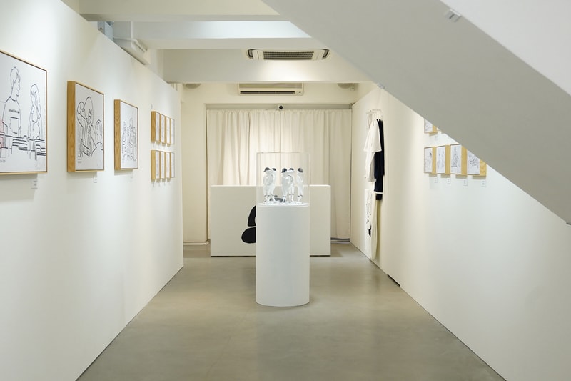 yu nagaba meet project im your venus exhibition artworks drawings skateboards figures apparel clothing collaboration