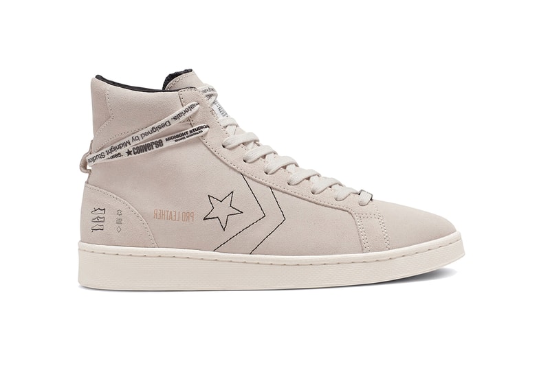 Midnight Studios x Converse Pro Leather "White/Egret/Black" Release Information Inside-Out Sneaker Sneakersnstuff Shane Gonzales Closer Look Reveal Collaboration Star 