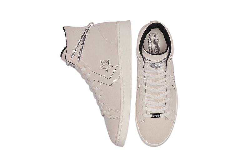 Midnight Studios x Converse Pro Leather "White/Egret/Black" Release Information Inside-Out Sneaker Sneakersnstuff Shane Gonzales Closer Look Reveal Collaboration Star 