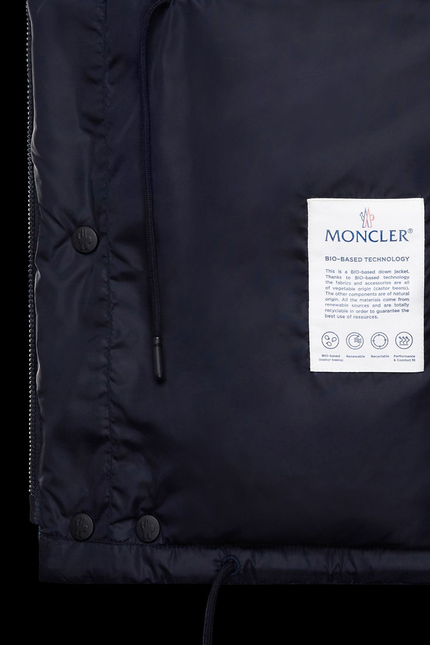 Moncler TREPORT Bio-Based Carbon-Neutral Down Jacket Release Information First Look Coat Season Fall Winter 2019 FW19 Sustainability 