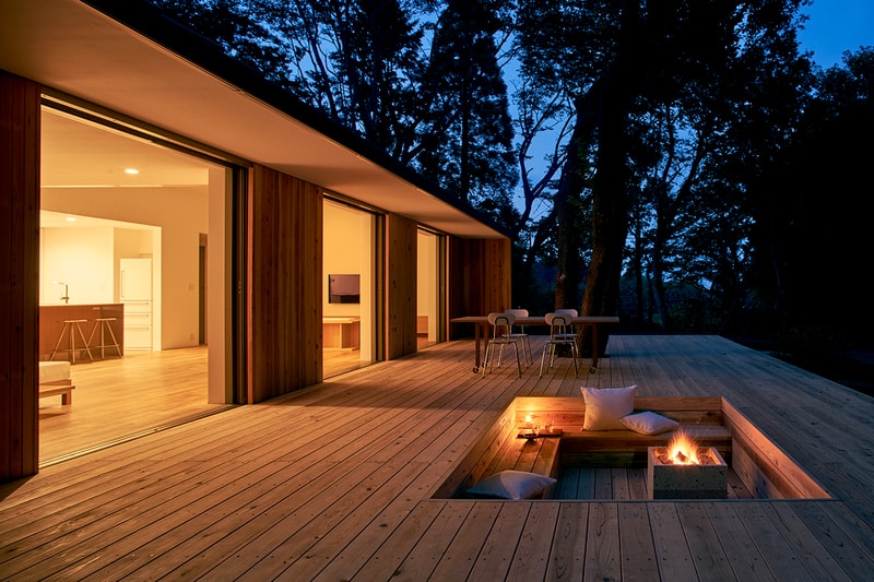 MUJI Debuts Minimal Tiny Home Yō no Ie House wood deck architecture japan japanese homegoods design prefabricated 