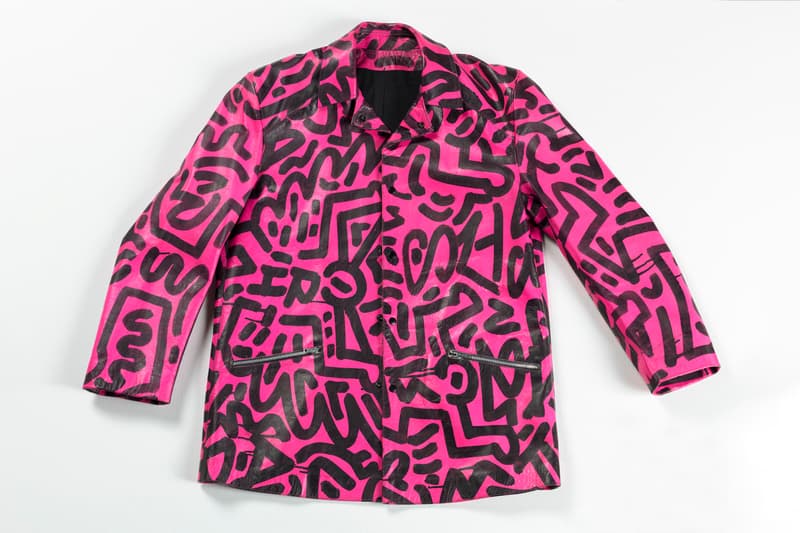 MFA Boston "Writing the Future: Jean-Michel Basquiat and the Hip-Hop Generation" Exhibition Post-Graffiti Paintings Boombox Leather Jacket Column Futura Keith Haring