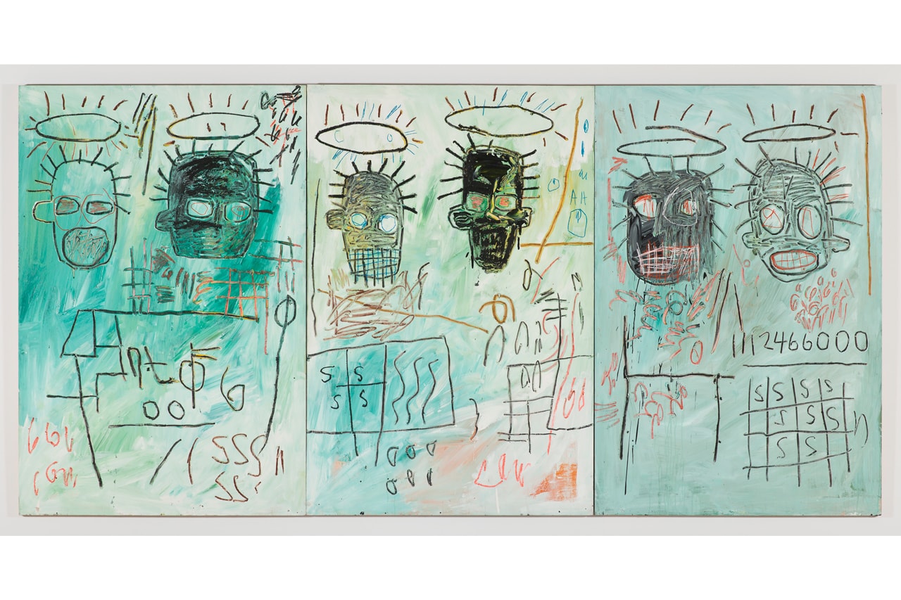 MFA Boston "Writing the Future: Jean-Michel Basquiat and the Hip-Hop Generation" Exhibition Post-Graffiti Paintings Boombox Leather Jacket Column Futura Keith Haring