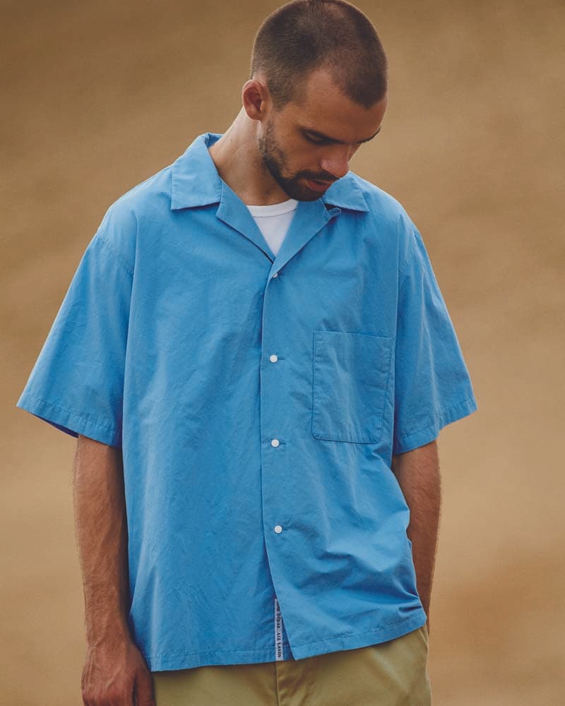 nanamica Spring Summer 2020 collection Lookbook Eiichiro Homma essentials japanese designer layering water resistant navy yellow brown technical advanced hi tech apparel streetwear