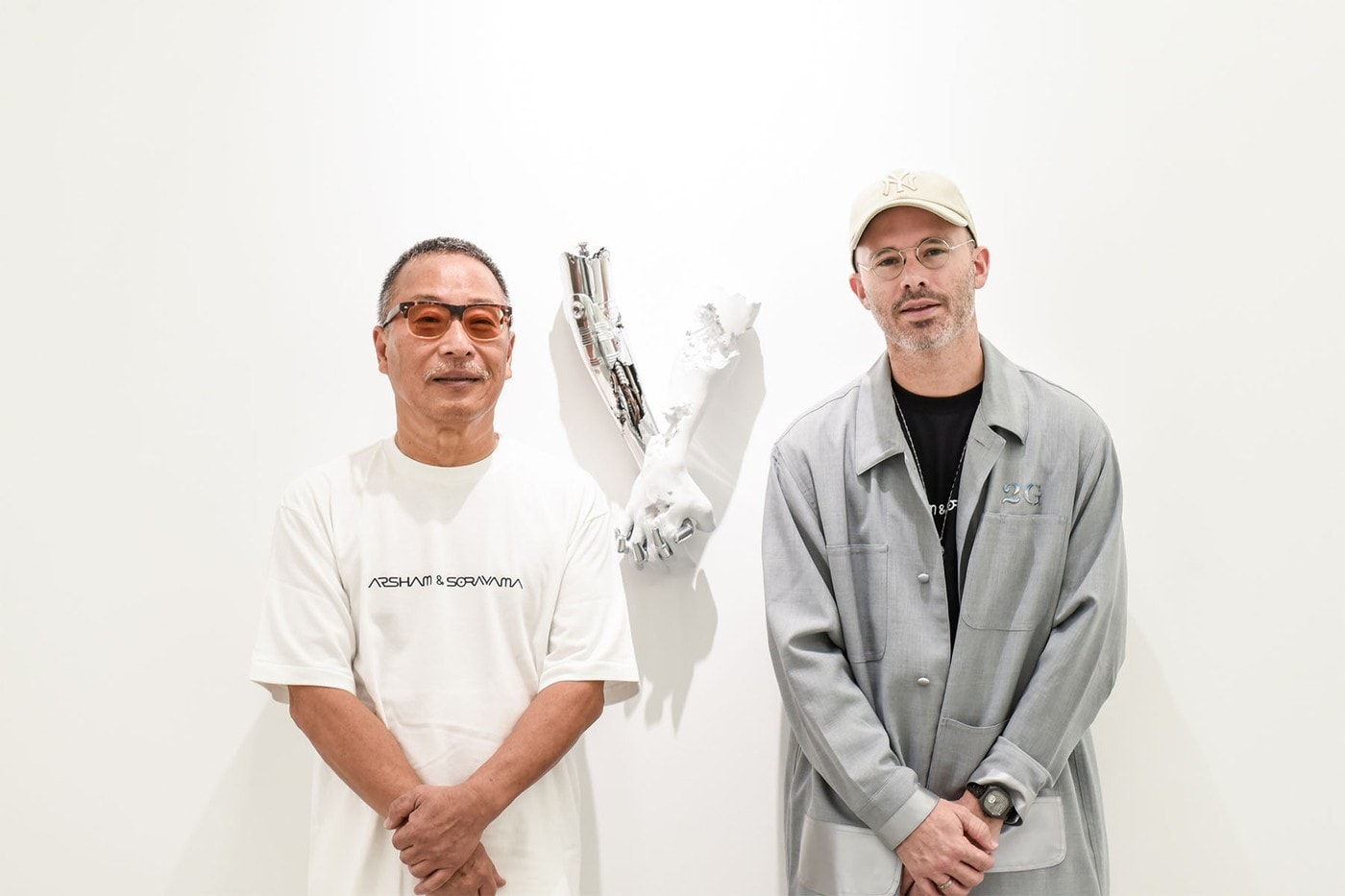 daniel arsham hajime sorayama nanzuka 2g exhibition artworks sculptures 