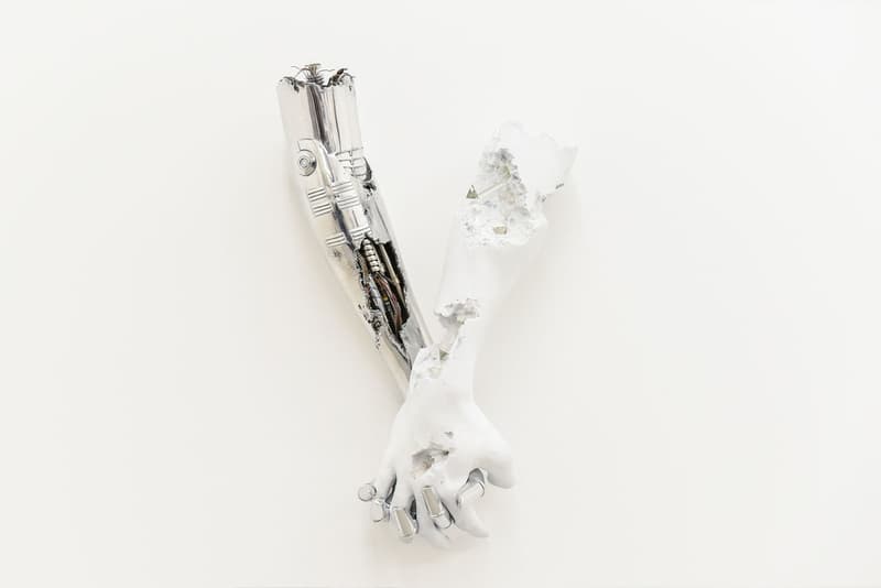 daniel arsham hajime sorayama nanzuka 2g exhibition artworks sculptures