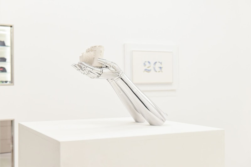 daniel arsham hajime sorayama nanzuka 2g exhibition artworks sculptures 