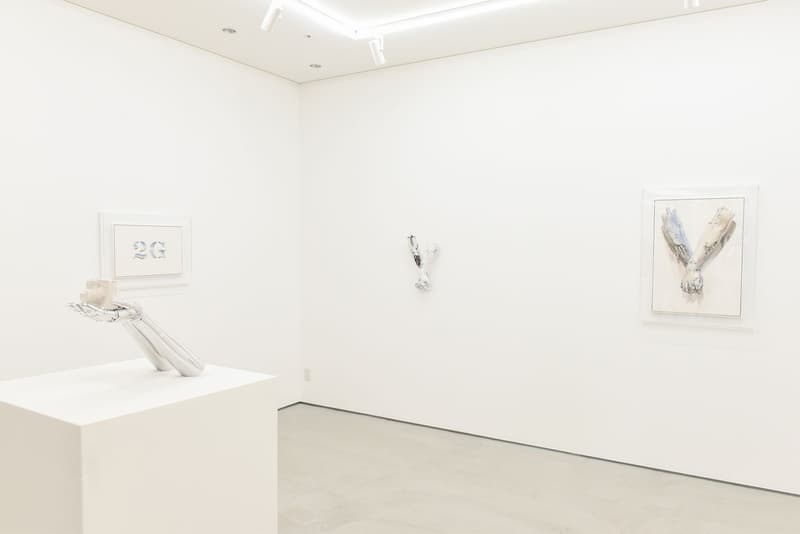 daniel arsham hajime sorayama nanzuka 2g exhibition artworks sculptures