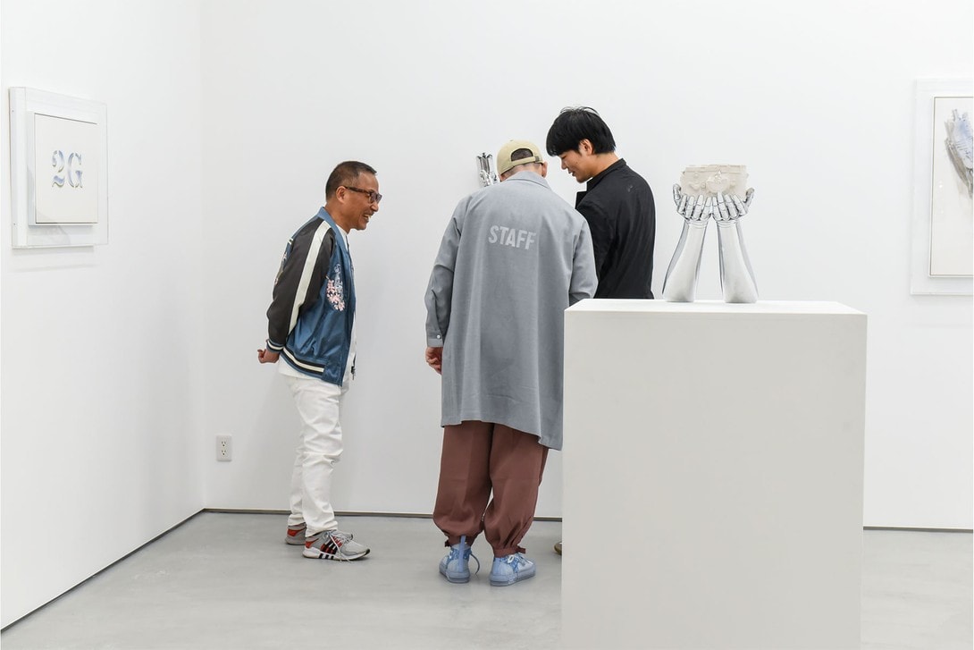 daniel arsham hajime sorayama nanzuka 2g exhibition artworks sculptures 