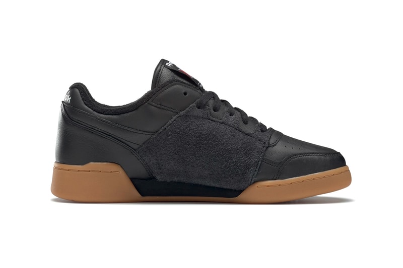 NEPENTHES NY x Reebok Workout Plus "Black/Gum" collaboration sneaker shoe red  FW8461 eva cushion sole suede crossgrain tumbled leather  price drop date release info 