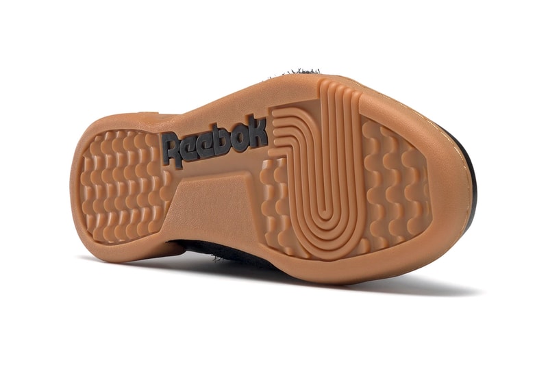 NEPENTHES NY x Reebok Workout Plus "Black/Gum" collaboration sneaker shoe red  FW8461 eva cushion sole suede crossgrain tumbled leather  price drop date release info 