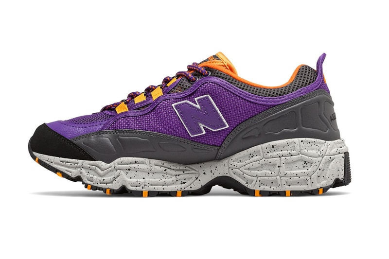 new balance purple orange all terrain trail runner outdoor weather 801 sneakers running 