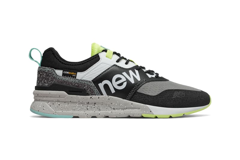 new balance 997h spring hike trail lemon slush cordura fabric black white grey release date info photos price CMT997H1