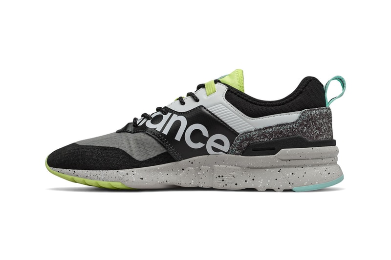 new balance 997h spring hike trail lemon slush cordura fabric black white grey release date info photos price CMT997H1