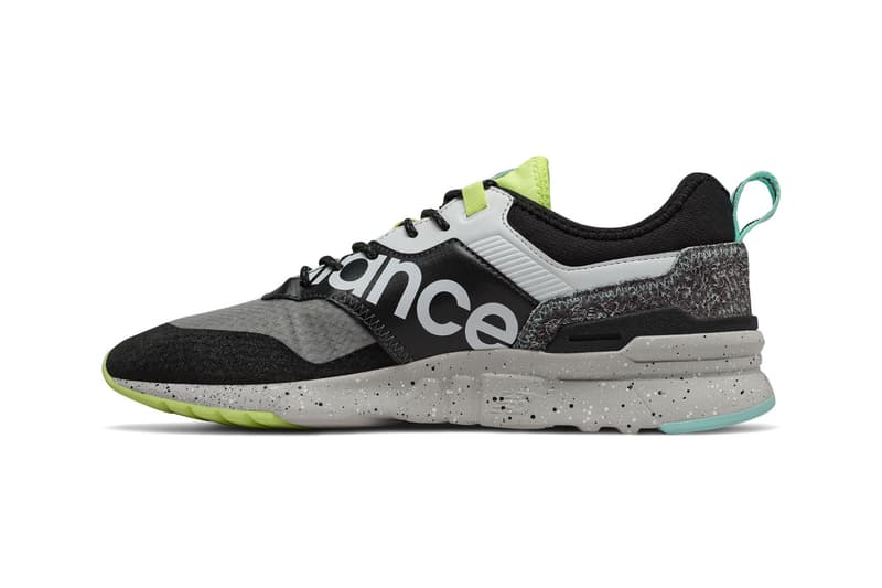 new balance 997h spring hike trail lemon slush cordura fabric black white grey release date info photos price CMT997H1