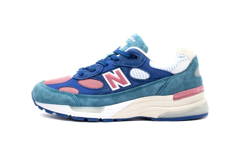 New Balance M992 Made in USA "Multicolor" "Blue/White/Rose" Sneaker Release Information Retro Runner 1990s Ndurance ENCAP Drop Dates