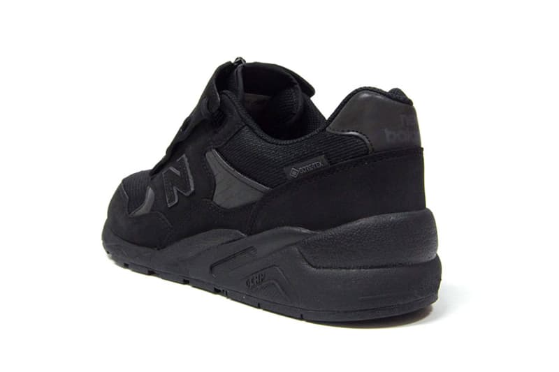 New Balance MTX580 "GORE-TEX" Limited Edition Sneaker Footwear Drops Mita Sneakers Japan Release Information Water Resistant C-CAP Sole Unit Utilitarian Triple Black