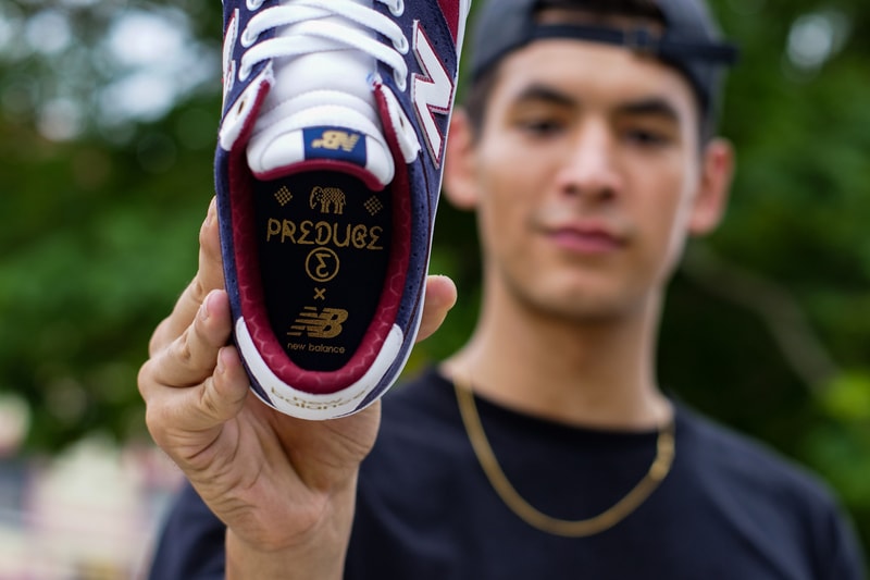 Preduce x New Balance Numeric "Thai Pillow Pack" 255 659 Models Skateboard Shoes Maroon Blue Gold White Elephant Thai Triangle Pillows collaboration sneakers skate