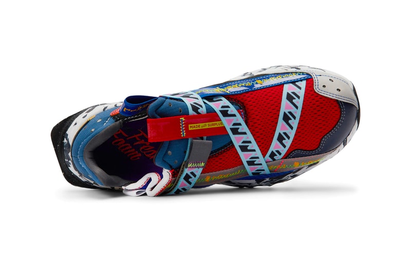 New Balance Test Run Project 3 Multi Color trp3 upcycled recycled reused eco friendly environmental sustainable footwear sneakers shoes trainers runners kicks limited edition