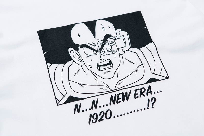 'Dragon Ball Z' x New Era Winter 2019 Collaboration collection shirts tee hats goku vegeta captain ginyu