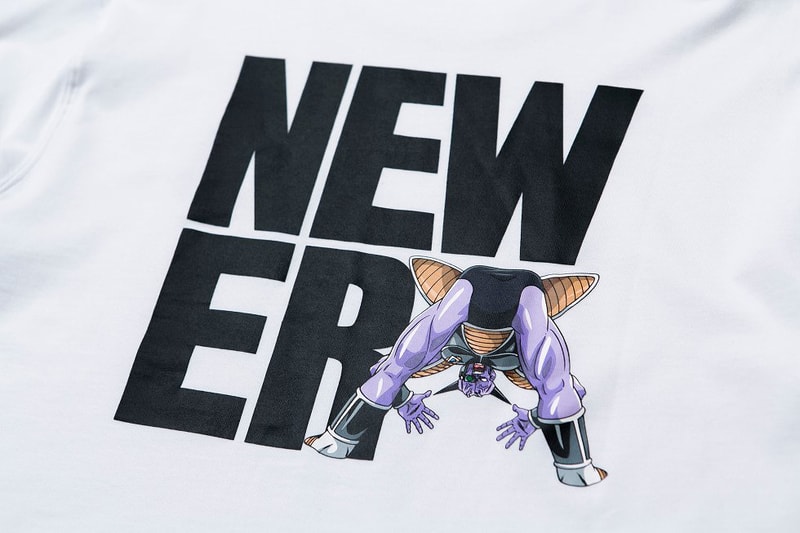 'Dragon Ball Z' x New Era Winter 2019 Collaboration collection shirts tee hats goku vegeta captain ginyu