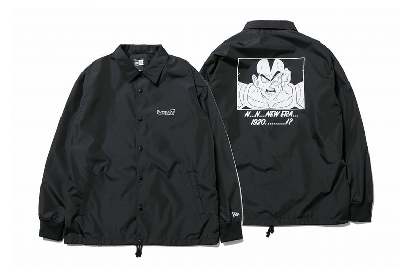 'Dragon Ball Z' x New Era Winter 2019 Collaboration collection shirts tee hats goku vegeta captain ginyu