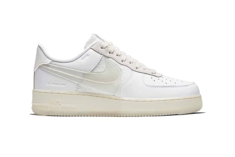 Nike Air Force 1 Lv8 White Sail Translucent Swoosh Hypebeast Nike Air Force 1 Lv8 White Sail Translucent Swoosh Hypebeast