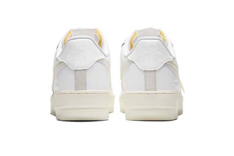 Nike Air Force 1 LV8 "White/Sail" Translucent Swoosh “2 – FILM AIR” “DNA – IM5197” Debossed Details Leather Footwear Sneaker News Updates Drop Information First Look General Release GR colorway