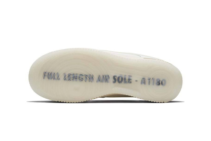 Nike Air Force 1 LV8 "White/Sail" Translucent Swoosh “2 – FILM AIR” “DNA – IM5197” Debossed Details Leather Footwear Sneaker News Updates Drop Information First Look General Release GR colorway