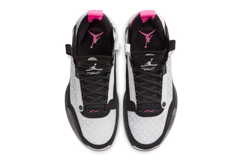 Air Jordan 34 PF Chinese New Year monochromatic black white pink Eclipse Plate Pebax zoom air footwear shoes sneakers kicks runners trainers basketball fall winter 2019 AJ XXXIV