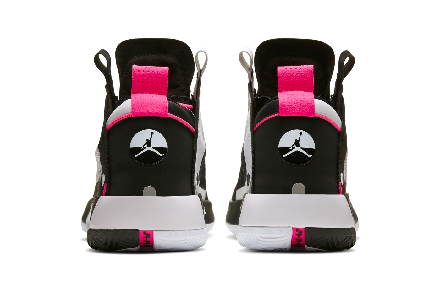 Air Jordan 34 PF Chinese New Year monochromatic black white pink Eclipse Plate Pebax zoom air footwear shoes sneakers kicks runners trainers basketball fall winter 2019 AJ XXXIV