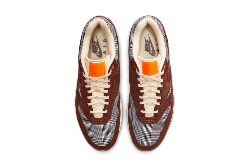 nike air max 1 bronze eclipse black white tweed CT1207 200 release date info photos price sartorial traditional menswear