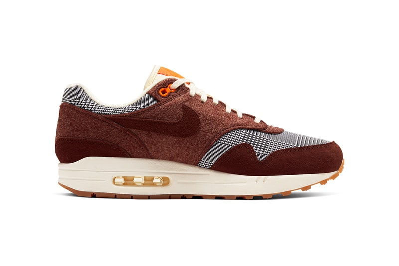 nike air max 1 bronze eclipse black white tweed CT1207 200 release date info photos price sartorial traditional menswear