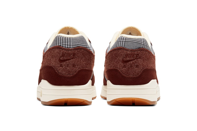nike air max 1 bronze eclipse black white tweed CT1207 200 release date info photos price sartorial traditional menswear