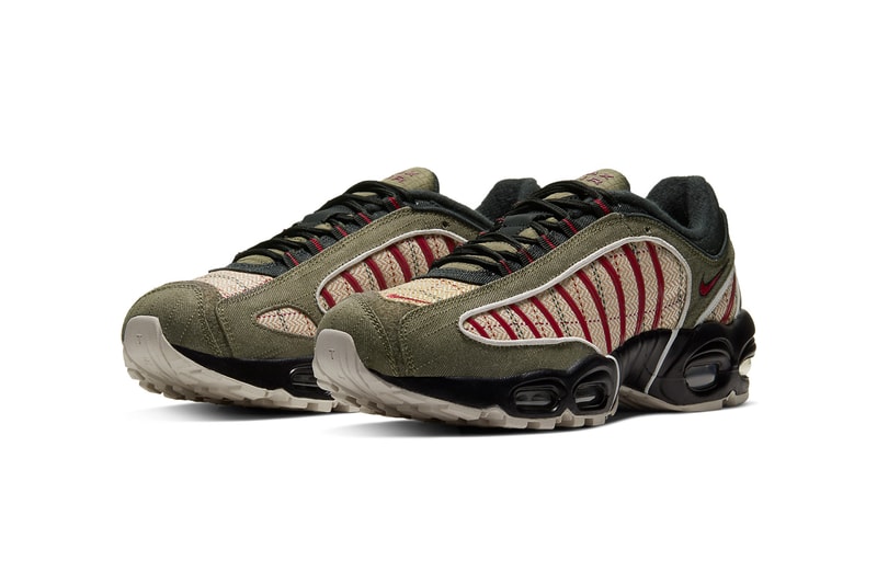 nike air max tailwind iv 4 medium olive black vast grey noble red ct1197 001 release date info photos price