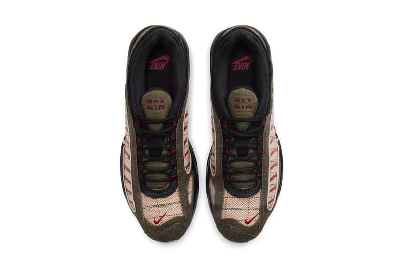 nike air max tailwind iv 4 medium olive black vast grey noble red ct1197 001 release date info photos price