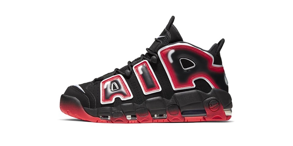 Nike Air More Uptempo 96 Black Laser Crimson Hypebeast Nike Air More Uptempo 96 Black Laser Crimson Hypebeast