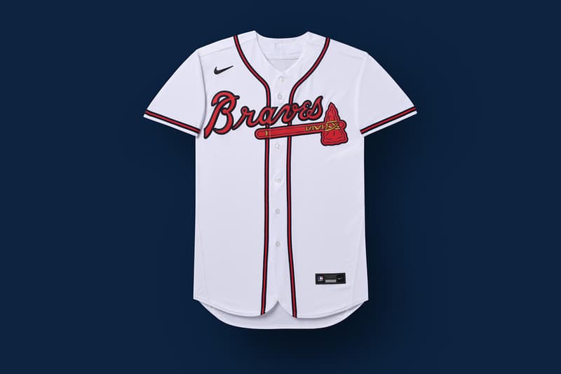 Nike Reveals First embroidered Swoosh MLB Jerseys jock tag branded major league baseball 2020 upcoming season graphics sponsor partner official apparel uniform yankees